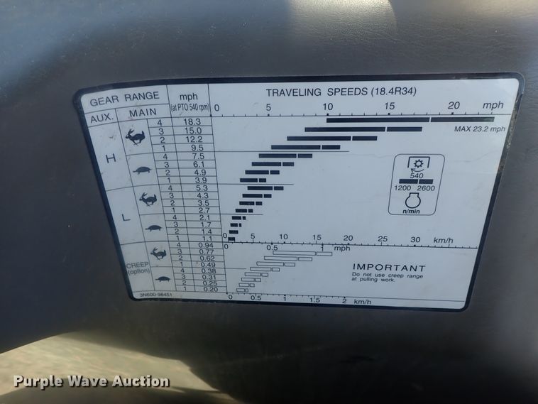 image for item DI7430 Kubota M108S  MFWD tractor
