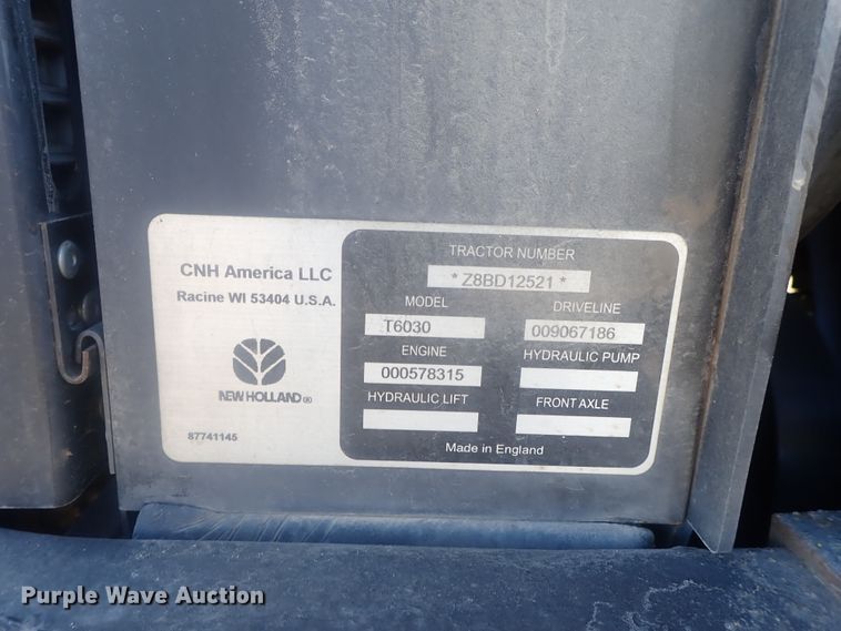 image for item DI7435 2008 New Holland T6030 Delta  tractor