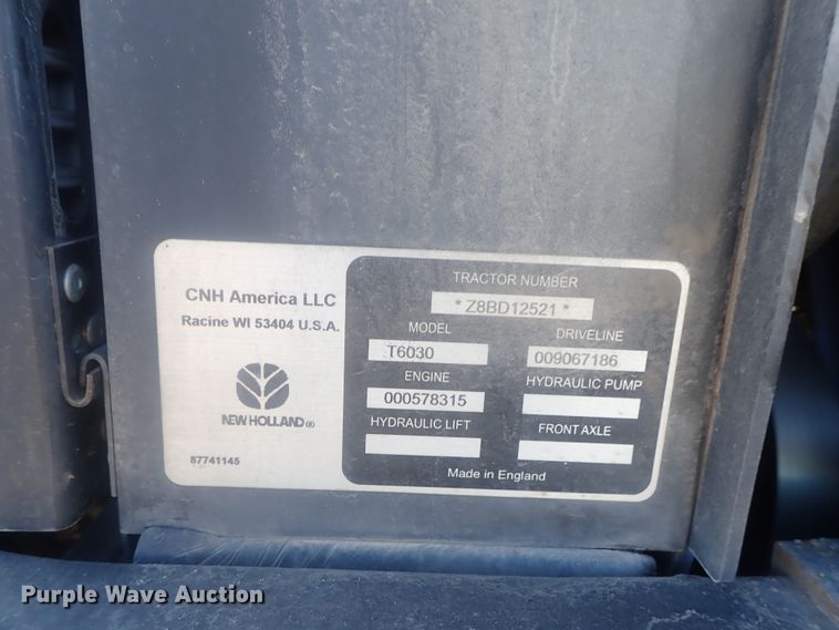 image for item DI7435 2008 New Holland T6030 Delta  tractor