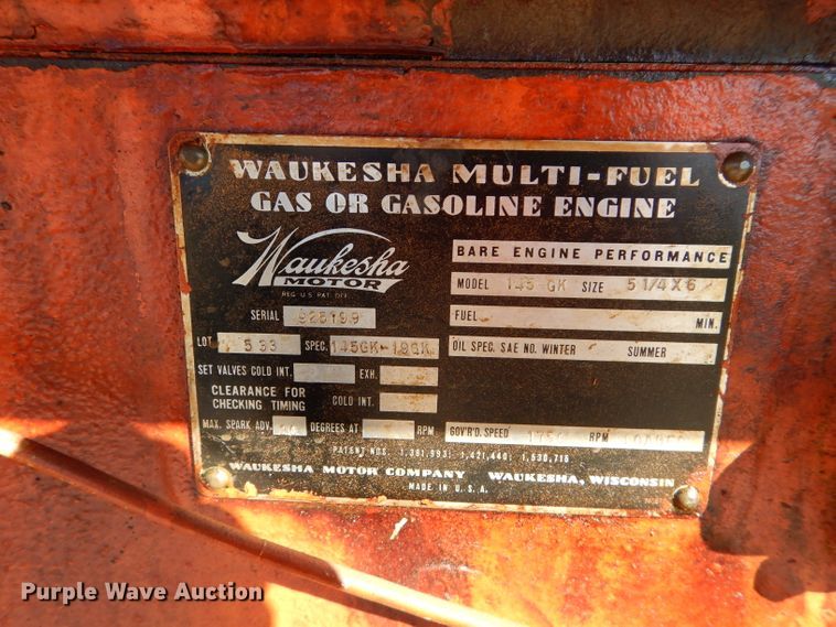 image for item DI8436 Waukesha 145GK  engine