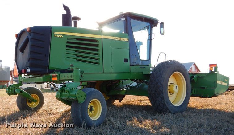 image for item DI8440 2011 John Deere R450  windrower