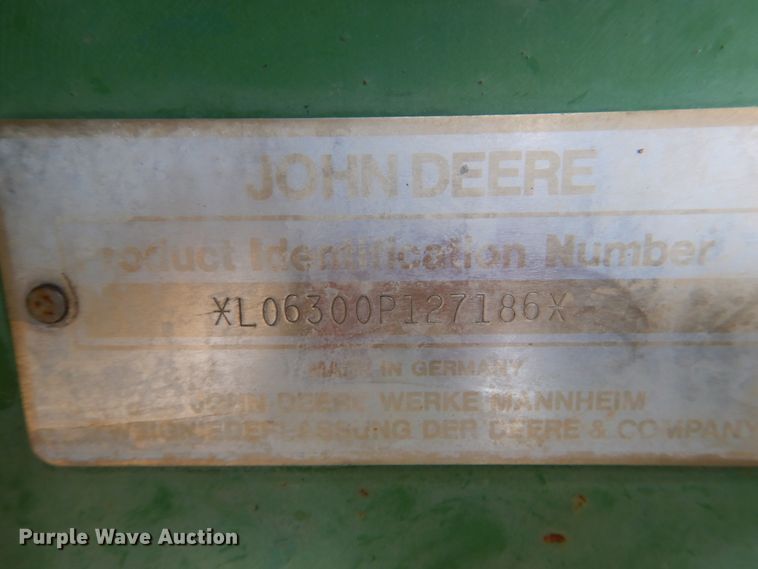 image for item DJ0282 1994 John Deere 6300  tractor