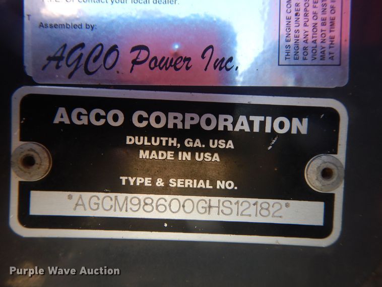 image for item DJ4796 2016 Massey-Ferguson WR9860  windrower