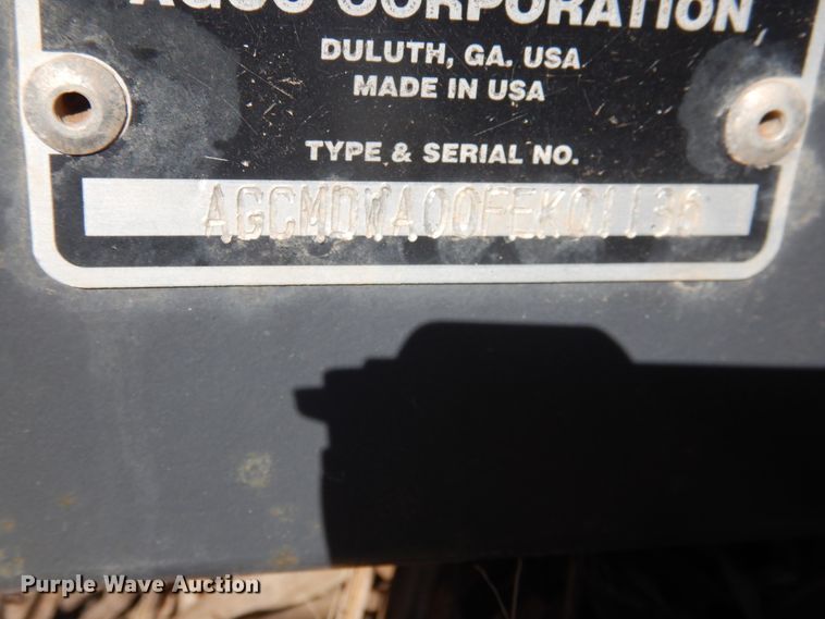 image for item DJ4796 2016 Massey-Ferguson WR9860  windrower