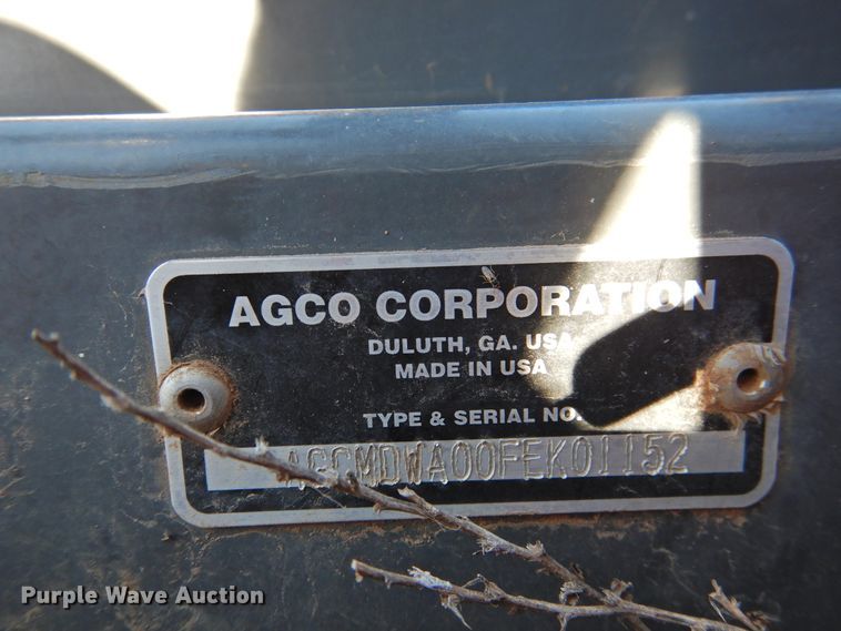 image for item DJ4797 2016 Massey-Ferguson WR9860  windrower