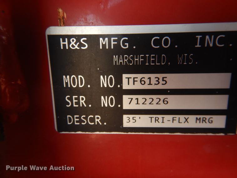 image for item DJ4806 2018 H&S TFM6135 hay merger