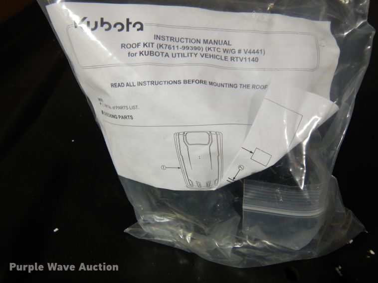 image for item EY9138 Kubota UTV roof kit