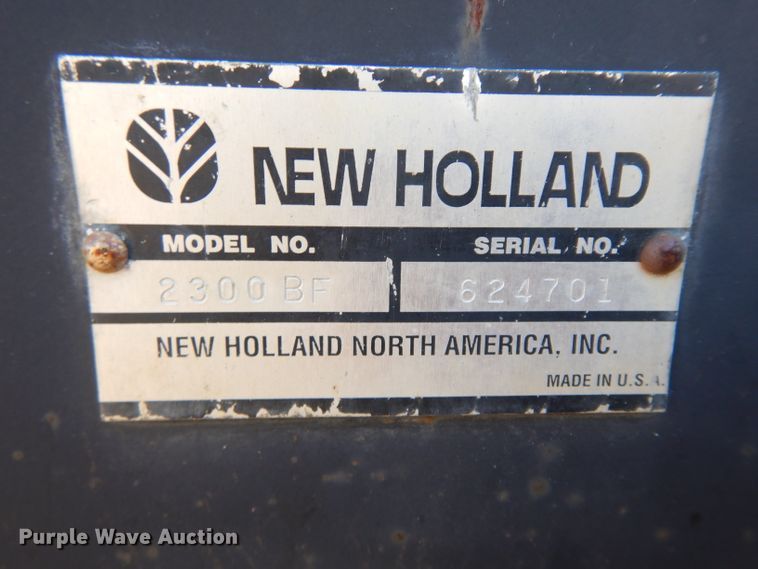 image for item EY9143 New Holland 2300BF bi-directional adapter