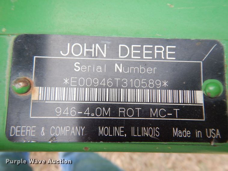 image for item EY9152 2005 John Deere 946  windrower