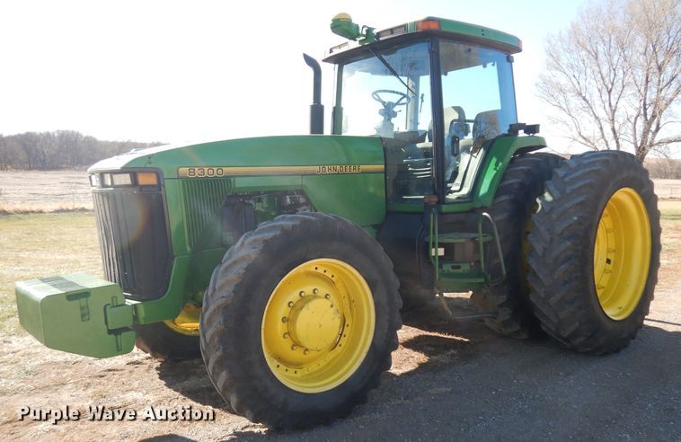 image for item EY9186 1996 John Deere 8300  MFWD tractor