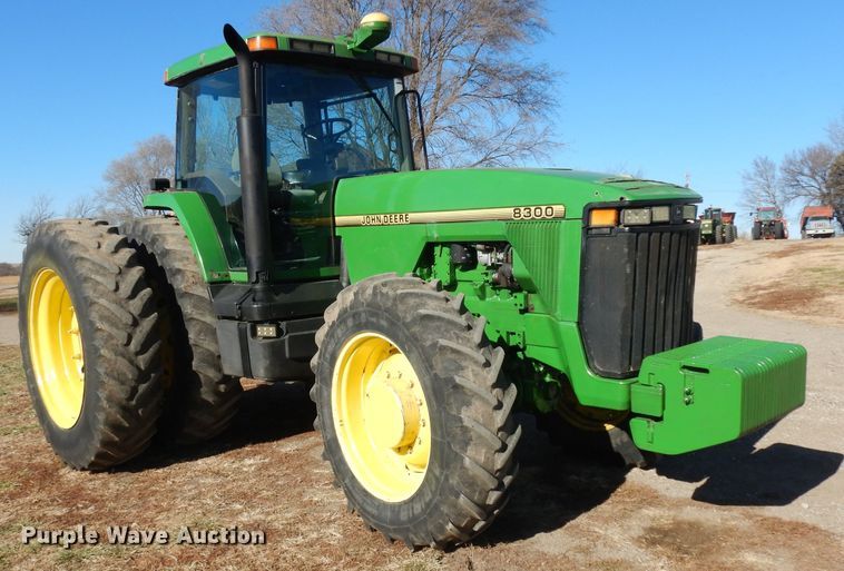 image for item EY9186 1996 John Deere 8300  MFWD tractor