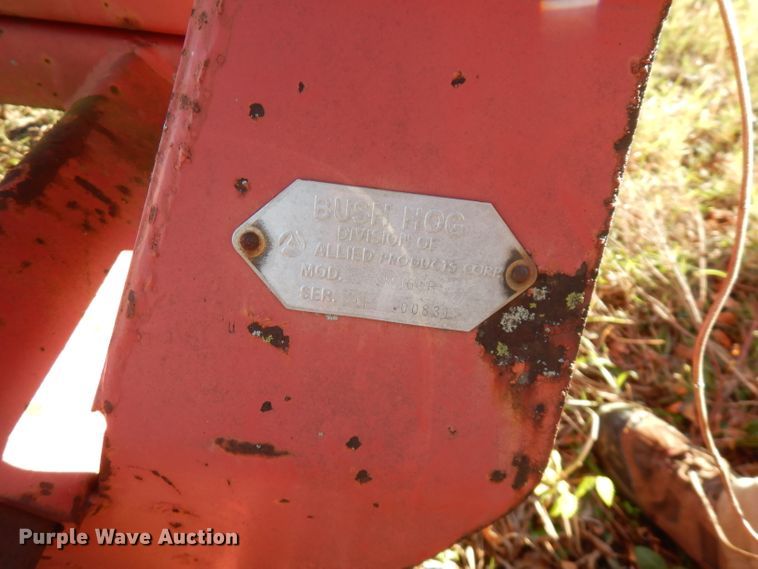 image for item FW9950 (2) Bush Hog side boom rotary mowers