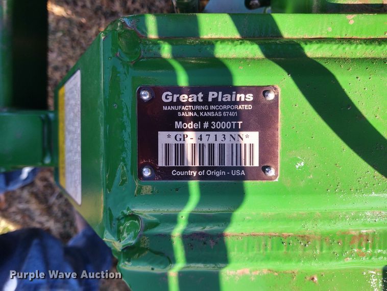 image for item FY9769 Great Plains Turbo-Till 3000 vertical tillage