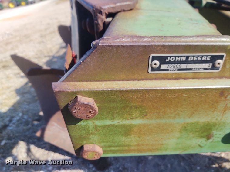 image for item FY9771 John Deere 2600 five bottom plow