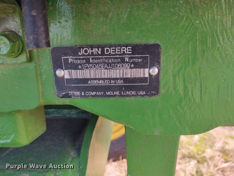 image for item FY9784 2018 John Deere 5045E  tractor