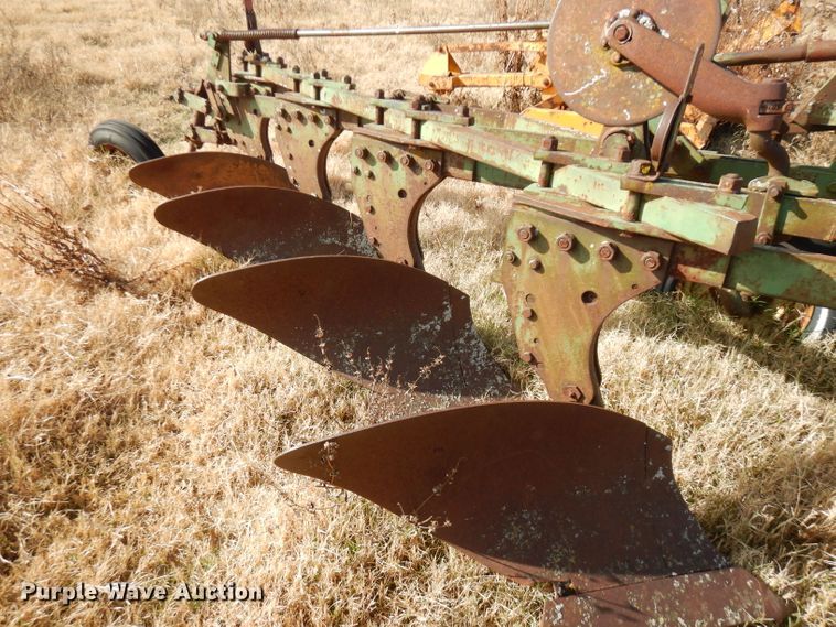 image for item GK9480 John Deere four bottom plow