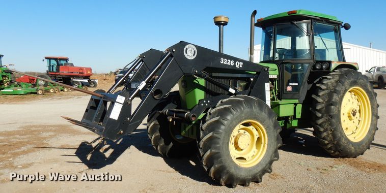 image for item GK9491 1989 John Deere 3155  MFWD tractor