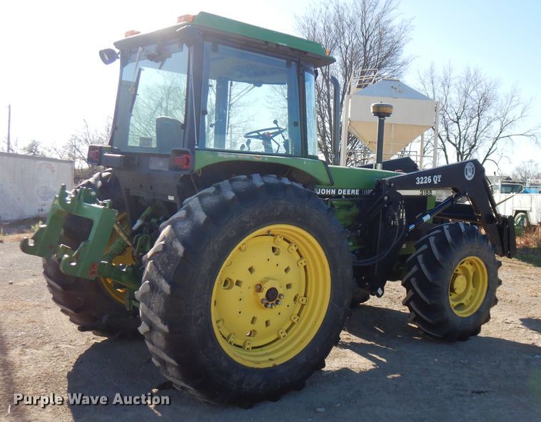 image for item GK9491 1989 John Deere 3155  MFWD tractor