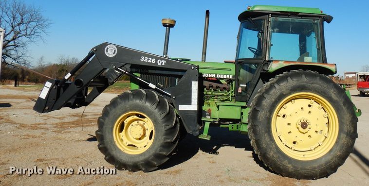 image for item GK9491 1989 John Deere 3155  MFWD tractor