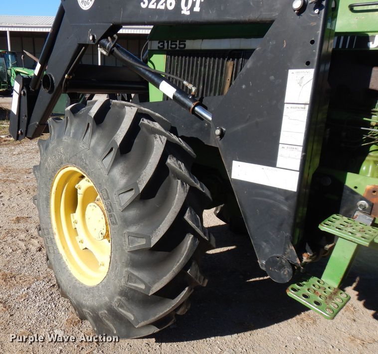image for item GK9491 1989 John Deere 3155  MFWD tractor