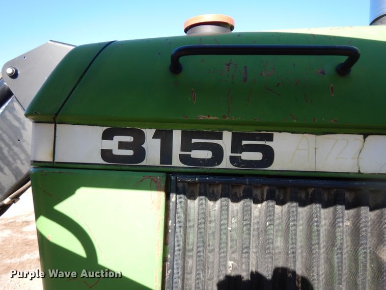 image for item GK9491 1989 John Deere 3155  MFWD tractor