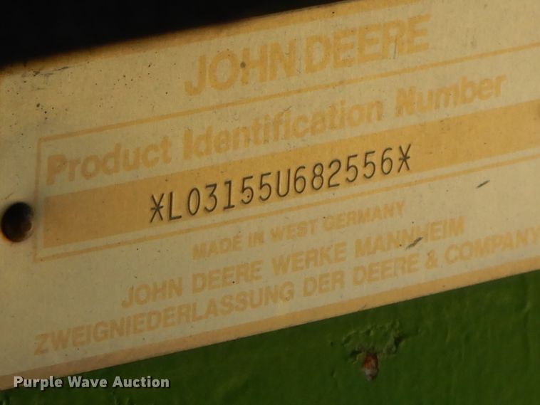 image for item GK9491 1989 John Deere 3155  MFWD tractor