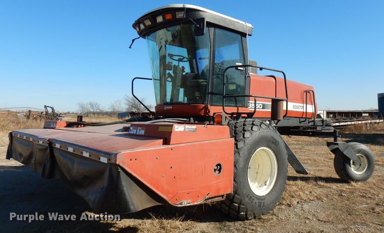 image for item GK9493 1999 Hesston 8550  windrower
