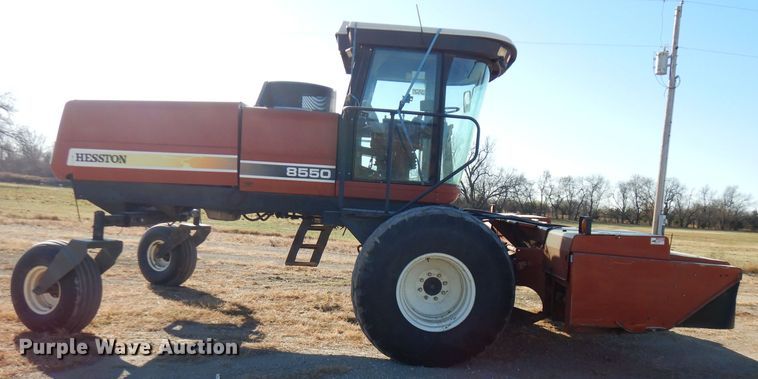 image for item GK9493 1999 Hesston 8550  windrower