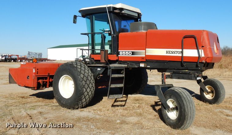image for item GK9493 1999 Hesston 8550  windrower