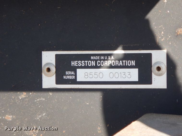 image for item GK9493 1999 Hesston 8550  windrower