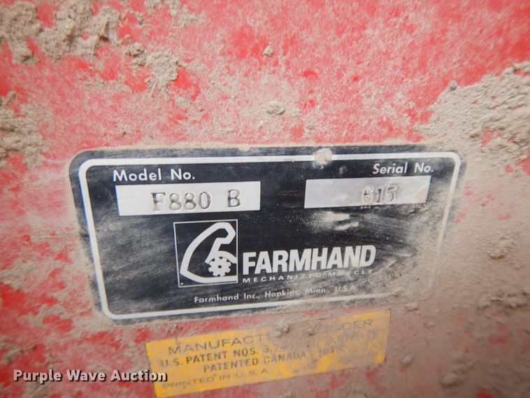 image for item GK9642 Farm Hand F880B tub grinder