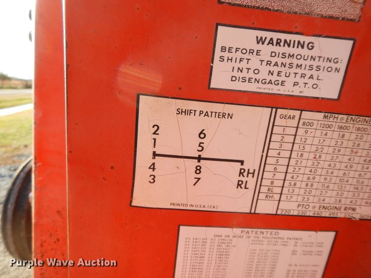 image for item GK9660 Allis Chalmers One-Eighty  tractor