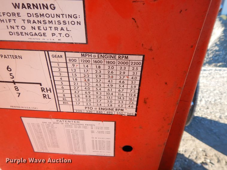 image for item GK9660 Allis Chalmers One-Eighty  tractor