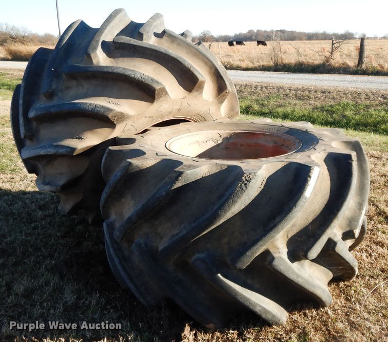 image for item GK9662 (2) 67x34.00-30 tires and wheels