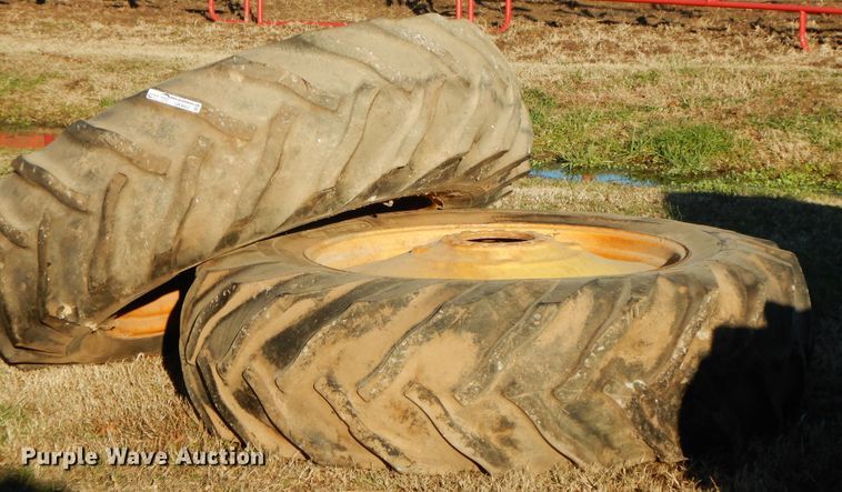 image for item GK9663 (2) 18.4-38 tires and wheels