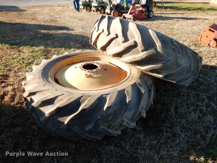 image for item GK9663 (2) 18.4-38 tires and wheels