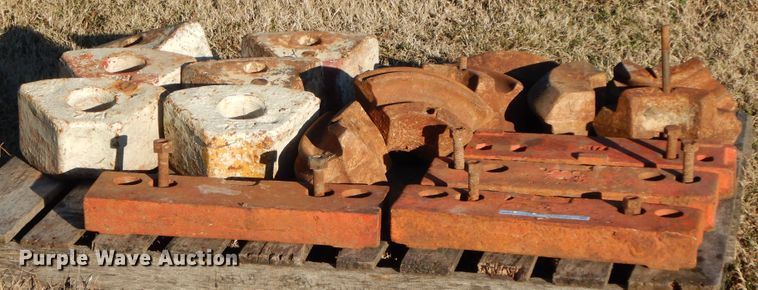 image for item GK9665 Approximately 16 Allis Chalmers weights