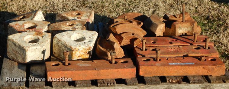 image for item GK9665 Approximately 16 Allis Chalmers weights