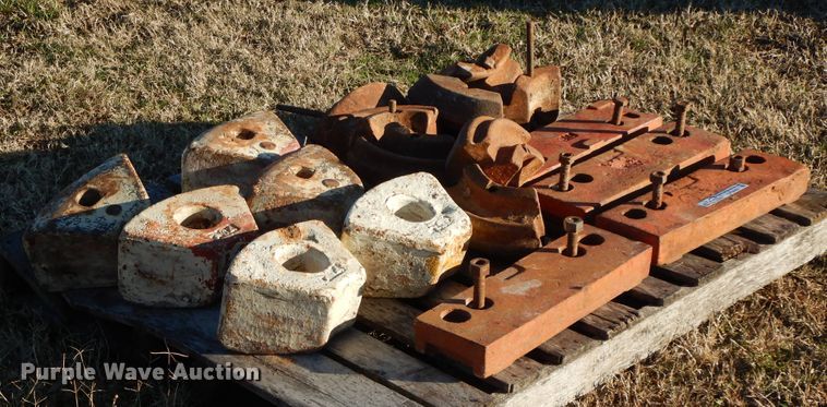 image for item GK9665 Approximately 16 Allis Chalmers weights