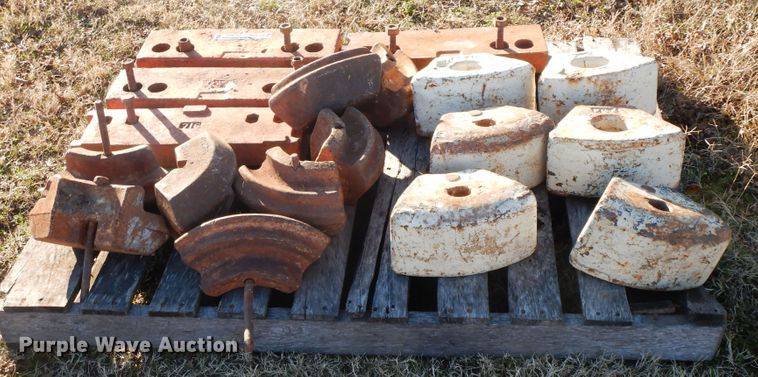 image for item GK9665 Approximately 16 Allis Chalmers weights