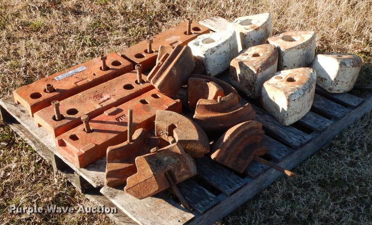 image for item GK9665 Approximately 16 Allis Chalmers weights