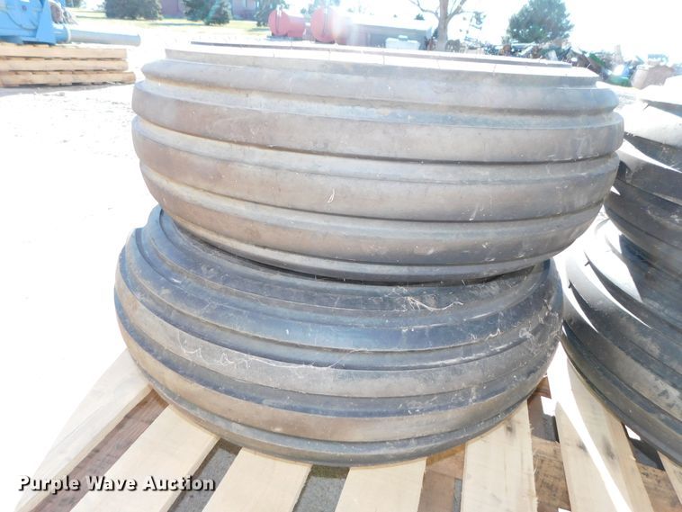 image for item GQ9898 (4) American Farmer 9.00-10 tires and wheels