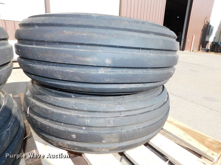 image for item GQ9898 (4) American Farmer 9.00-10 tires and wheels