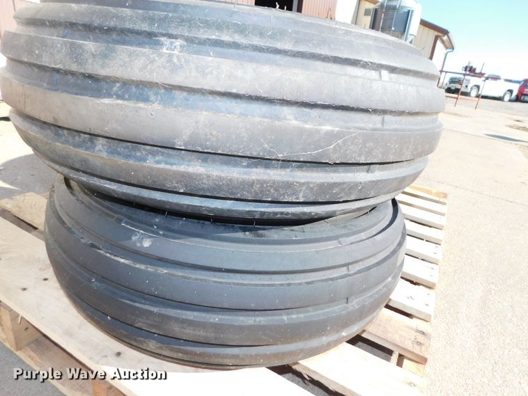 image for item GQ9898 (4) American Farmer 9.00-10 tires and wheels