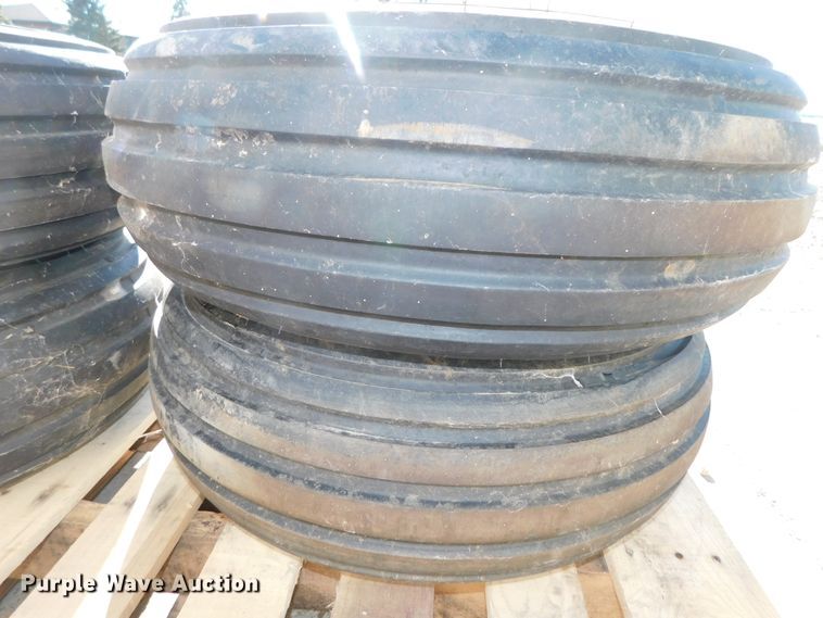 image for item GQ9898 (4) American Farmer 9.00-10 tires and wheels