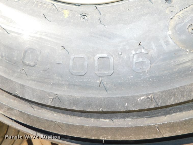 image for item GQ9898 (4) American Farmer 9.00-10 tires and wheels