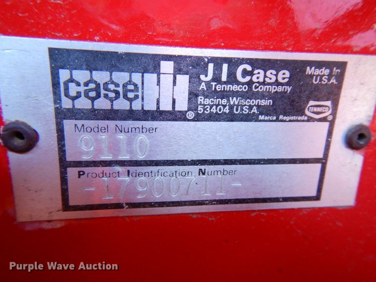 image for item HD9243 1987 Case IH 9110  Row Crop Special 4WD tractor