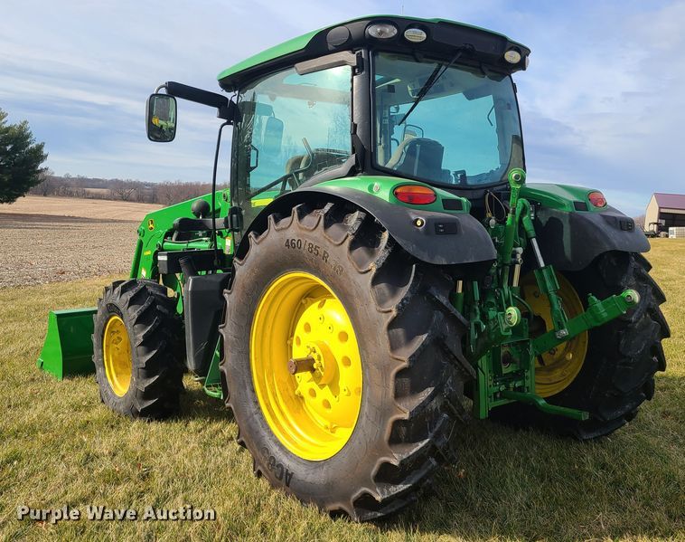 image for item HM9766 2013 John Deere 6125R  MFWD tractor