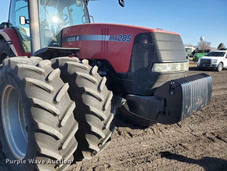 image for item HS9128 2005 Case IH MX285  MFWD tractor