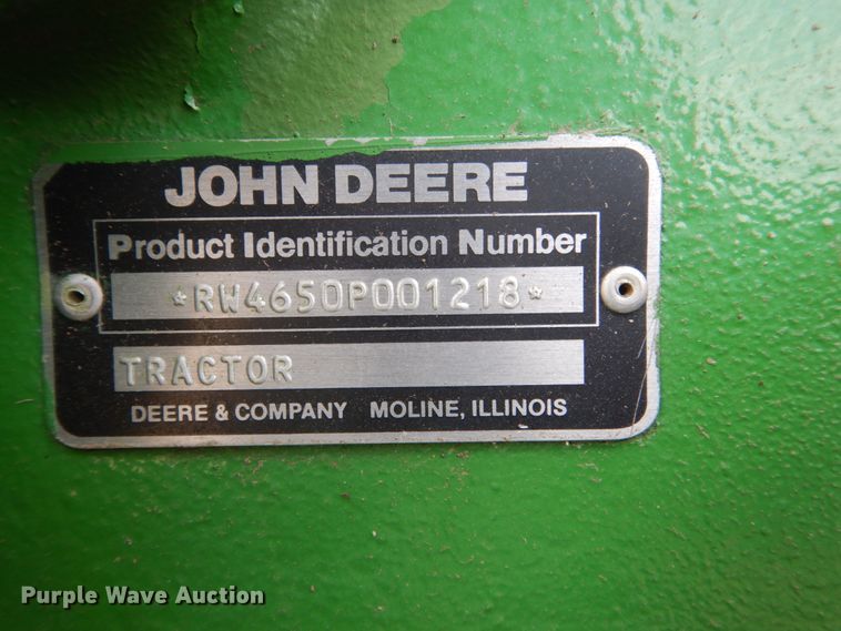 image for item HU9804 1983 John Deere 4650  tractor